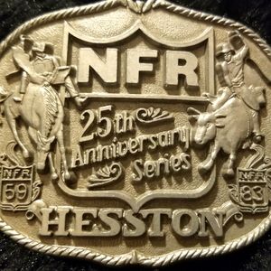 1983 Hesston National Finals Rodeo Belt Buckle